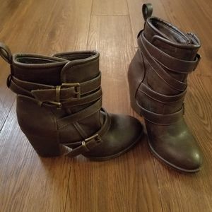 🍟  3 for $25!!  Brown Boots with buckles